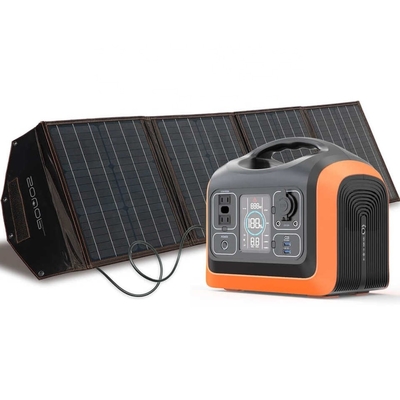 Soutien à la recharge rapide 1200w centrale électrique portable à batterie avec panneau solaire pour l'extérieur