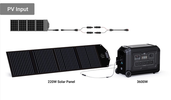 110V-240V Voltage de sortie Générateur solaire portable avec application Wifi Bluetooth pour l'énergie solaire