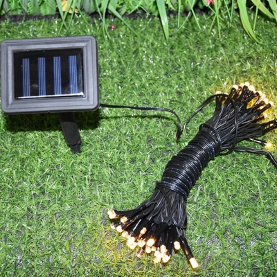200LED RGB ampoules solaires de jardin étanche à l'eau éclairage de chaîne de Noël pour l'extérieur