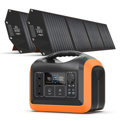 Centrale solaire portable 600W 595,2Wh pour le plein air Camping Voyage Chasse