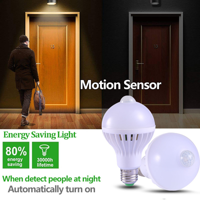 Mode de commutation du capteur haute lumen infrarouge Pir capteur de mouvement ampoule avec ampoule intelligente