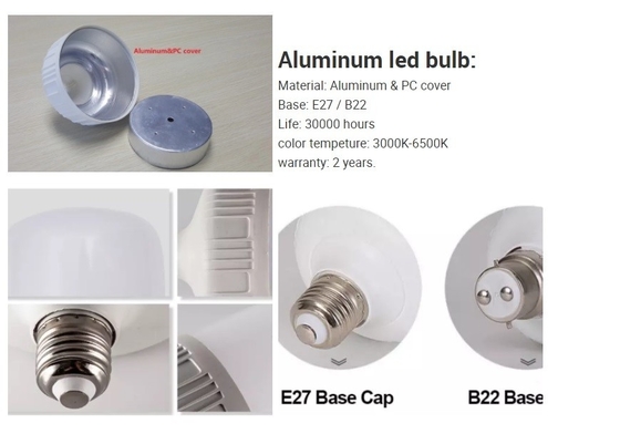 20000 heures de durée de vie Les ampoules LED en forme de T pour la maison et certifiées CE Rohs