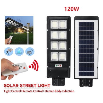 Sensor d'induction de 120lm/w Lumière solaire de rue à haute efficacité lumineuse