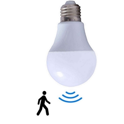 Bulbe à capteur intelligent E27 Sensor de lumière de jour et de nuit Bulbe LED avec détection de mouvement par radar PIR