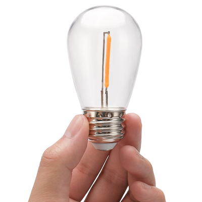 Pc Aluminium Led Single Filament Bulb S14 pour le contrôle vocal dans le parc à thème