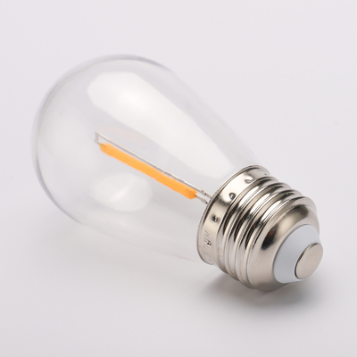 Pc Aluminium Led Single Filament Bulb S14 pour le contrôle vocal dans le parc à thème