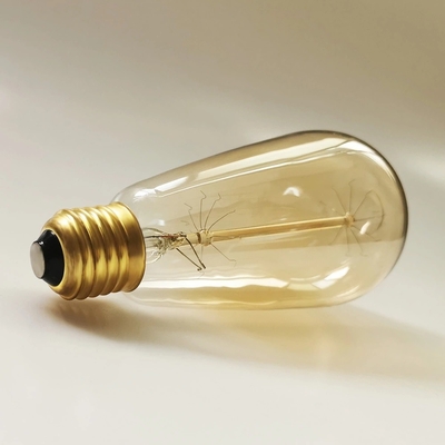 Longue durée de vie 6W ampoule à filaments LED atténuée en ambre lumière jaune chaude pour base E26