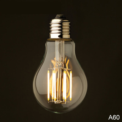 Pc Aluminium 10W A60 Filament LED blanc chaud Edison ampoule pour 5w 7w 9w 12w Remplacement